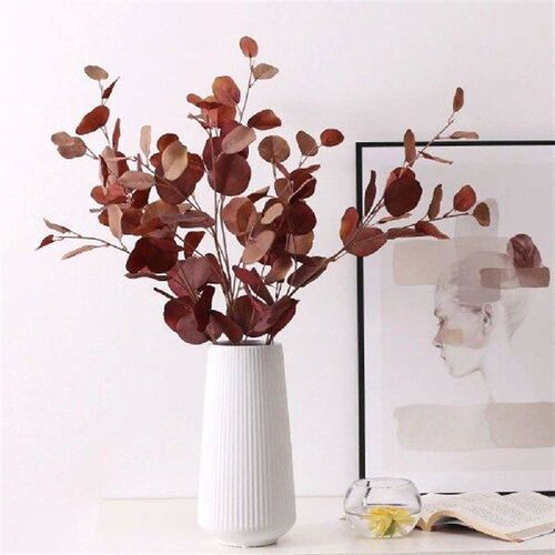 Long Plastic Party eucalyptus branch Decoration Fake Plants