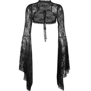 Gothic Lace Bolero 哥特风新款cos喇叭袖蕾丝小开衫小坎肩上衣