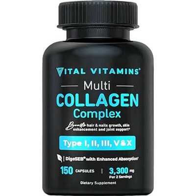 Collagen Supplement for Men and Women, Collagen Complex -