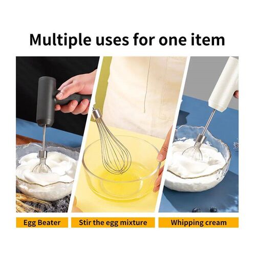 1 PCS Wireless Electric Food Mixer Portable 3 Speeds Egg Bea