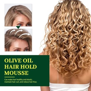 Olive Oil Shaping Mousse Fluffy Curly Hair Styling Shaping