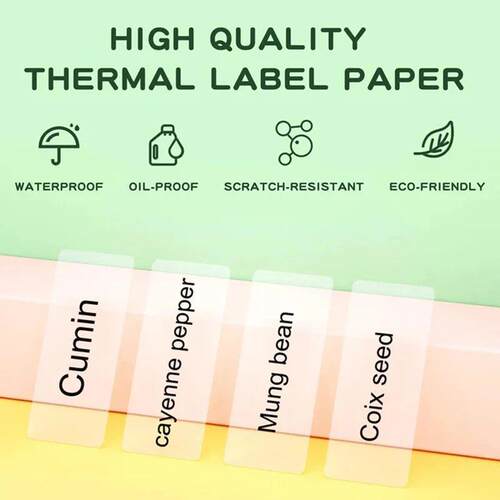 Niimbot Transparent Label For D11 D110 Mini Portable Thermal