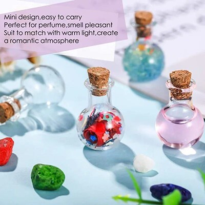 10 Pcs Glass Bottles Miniature Potion Bottle Mini Cork Glass