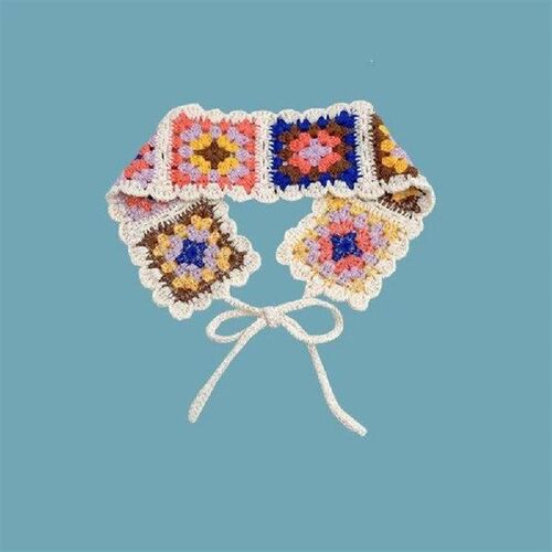 Summer Outdoor Bandana Woman Crochet Hairband Flower