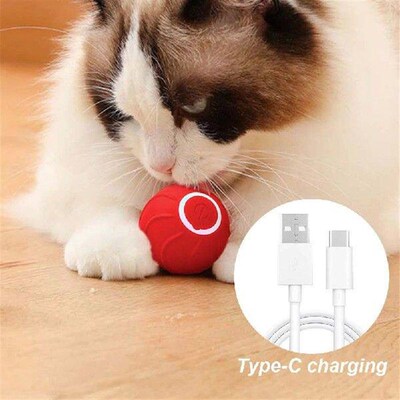 Interactive Cat Toy Ball Obstacle Avoidance Auto Rotating