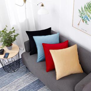 Throw pillow sofa back cushion cover velvet Pillow case