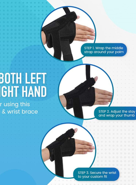 Compression Splint Thumb Wrist Support Brace Adjustable Wris