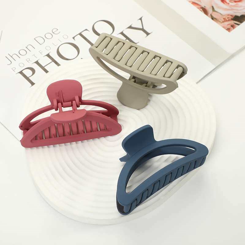 Semi-round Joker CREA Grab Clip Color Frosted Ins Hairpin Ha