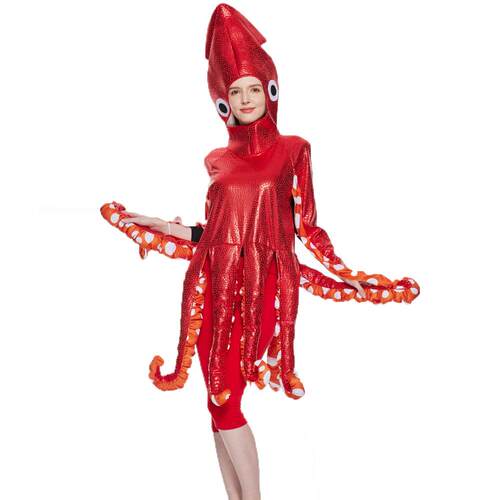 Halloween Children Cosplay Costume Sea Cute Squid octopus