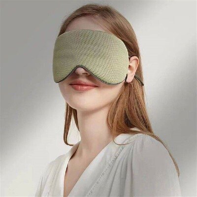 1pcs Sleeping Eye Mask Korean Style Ice Silk Warm And Cool