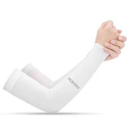 Summer ice silk sleeves, mens extended sun protection sleev