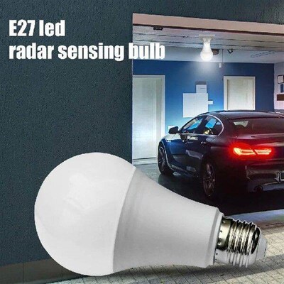 E27 LED Bulb SMD5730 180-240V PIR Motion Sensor Radar Lamp