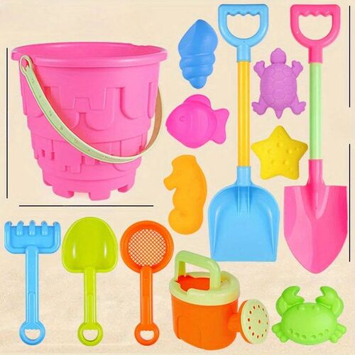 Childrens Beach Toy Set Baby Playing In Water And Sand Larg