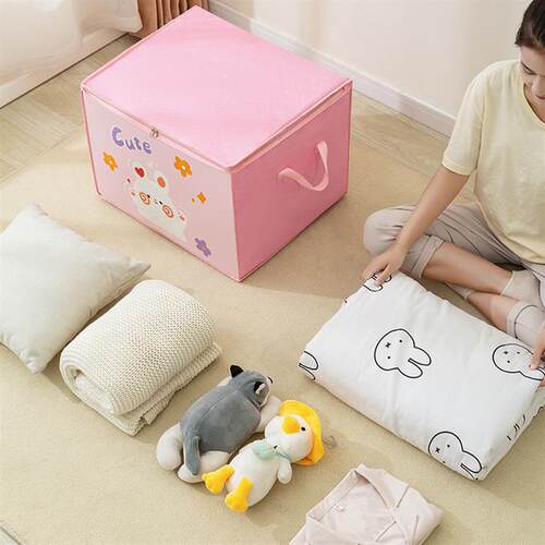 Cube Folding Toys Storage Box Kids Toys Organizer Box Felt C