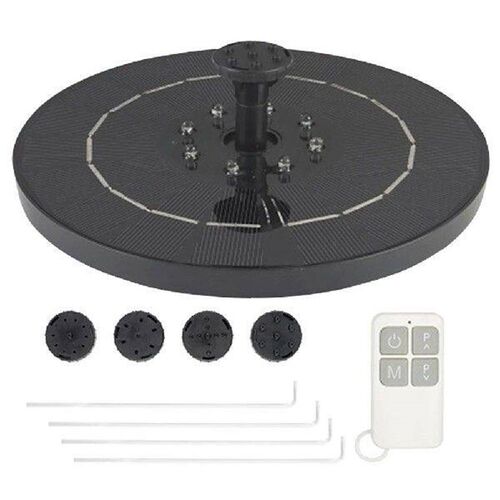 Solar Floating Water Fountain Solar Pond Pump with 6