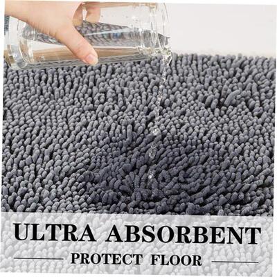 Plush Bathroom Rug Bath Mat Floor Rugs for Tub Shower Carpet