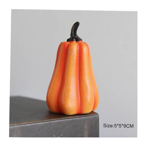 Halloween Resin Pumpkin Lamp DIY Creative LED Warm Lantern