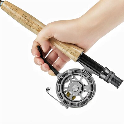 Automatic Fly Fishing Reel Made of CNC Machined Aluminum 75m