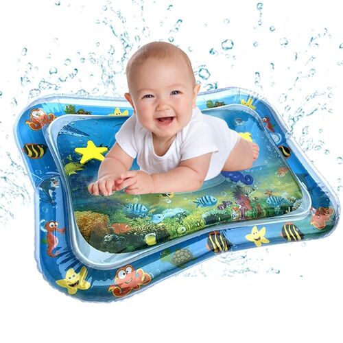 Baby Water Mat Inflatable Water Play Mat Crawling Pad Game I