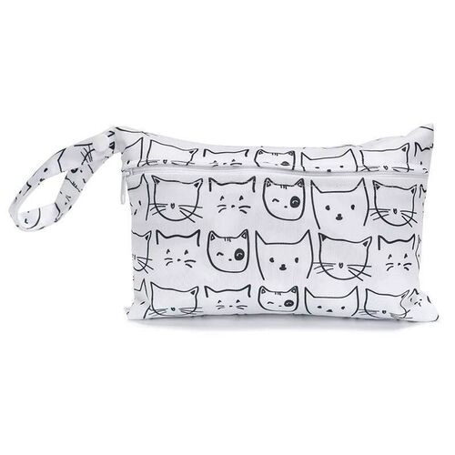 Mini Travel Wet Bag For Baby Nappies Menstrual Pads Zippered