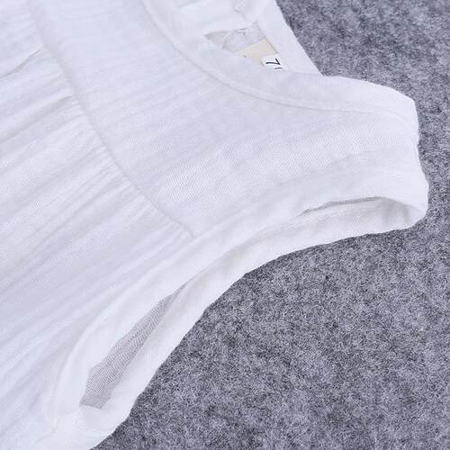 Fashion Toddler Girl Summer Clothes Cotton Linen Kids Clothe