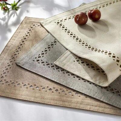 Geometric Placemat Geometric Hollow Out Waterproof
