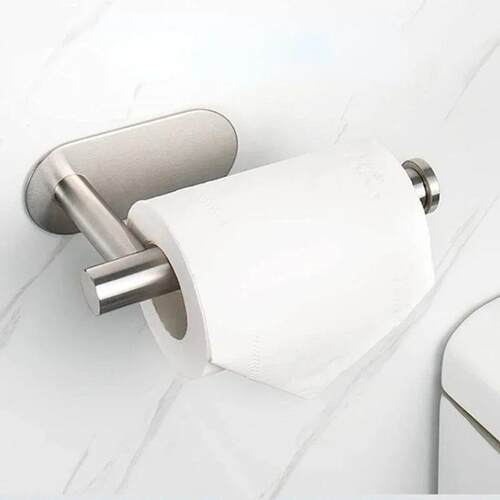 No Punching Wall Mounted Toilet Paper Holder Rustproof Antic