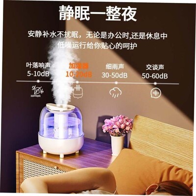 USB large capacity silent humidifier dual spray Aromatherapy