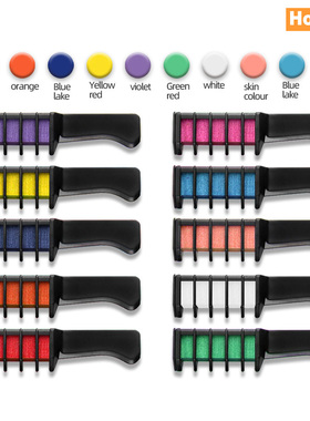 10PCS Hair Color Chalk Hair Mascara New Design Crayons