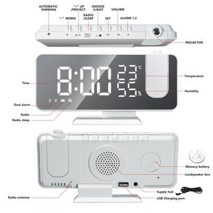 LED Digital Alarm Clock Watch Table Electronic Desktop Clock