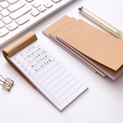 Pocket Kraft Paper Memo Pad Notepad Stationery Scrapbooking