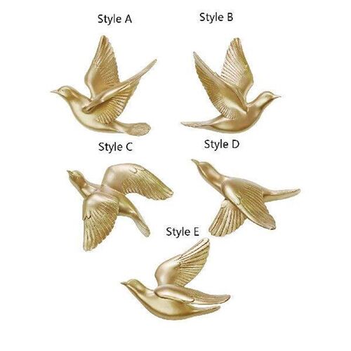 Hanging Birds Wall Decor Simple Perfect Gift Realistic Easy