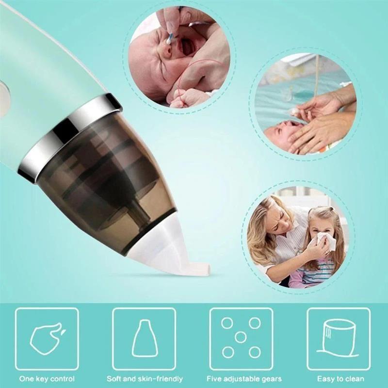 Baby Nose Cleaner Silicone Nasal Suction Aspirator For Infan图片