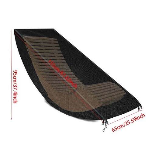 Deck Chair Cover 155 X 65 X 95 Cm Garden Lounger Cover 210D