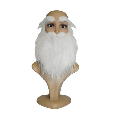 Christmas Fake Beard Eyebrows Cosplay Santa Claus Party