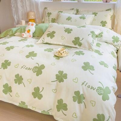 Simple Brushed Single-piece Quilt ver For Dormitory, Fresh A
