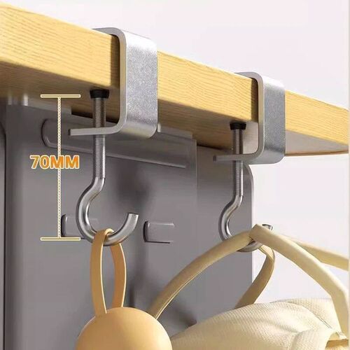 360 Rotatable Portable Hanging Bag Hook Student Desk Side Ha