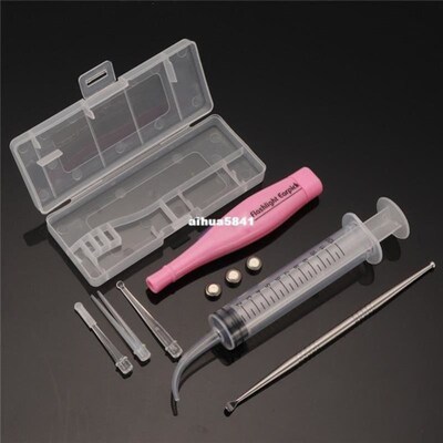 Tonsil Stone Remover Tools Kit LED Liht Ear Wax Remover Wit