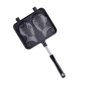 不粘鲷鱼烧模具家用华夫饼机饼干蛋糕烤盘鱼烘焙面锅明火专用