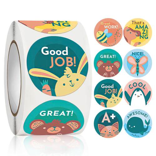 500pcs Star Reward Stickers for Kids School Teacher Supplies