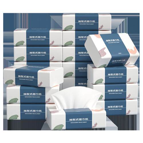 60pcs cartons home tissue toilet paper 抽取式家用卫生纸餐巾