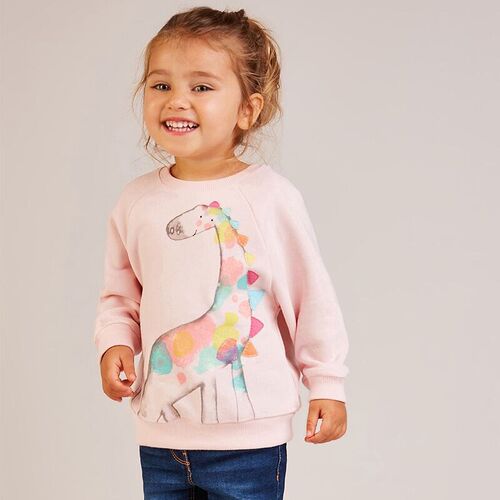 Little maven 2022 Baby Girls Clothes Giraffe Sweatshirt Love
