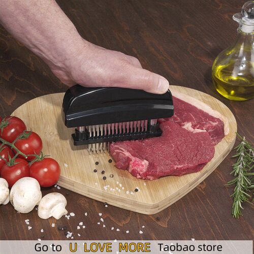 48 Blades Needle Meat Tenderizer Stainless Steel Knife Meat