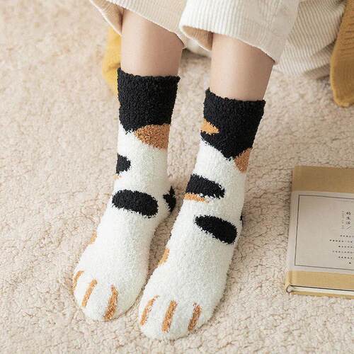 Dreamlikelin Kawaii Cartoon White Socks for Women Cute 3d Do