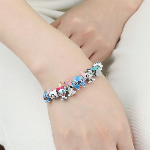 Charm Bracelet Lilo and Stitch Jewelry for Women Kids