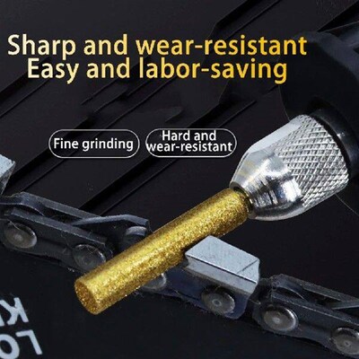 5pcs Diamond Coated Cylindrical Grinding Stone Heads Drill