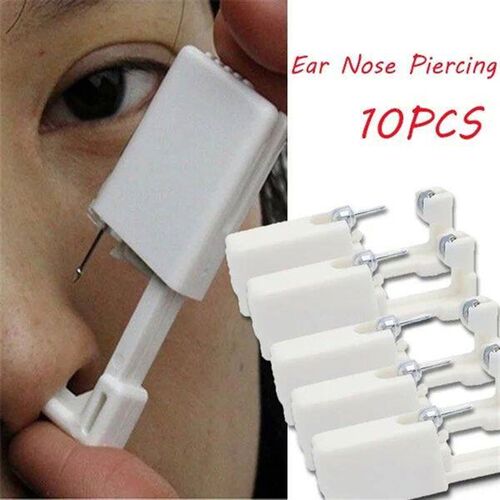 1-20Pcs Ear Piercing Gun Kit Disposable Sterile Safety Earri