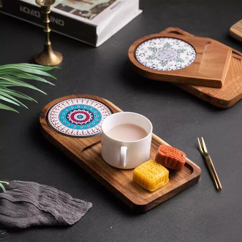 Vintage bread Dim sum dessert breakfast set plate