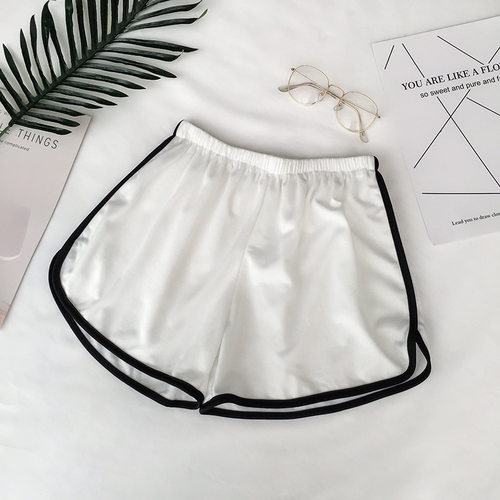 2020 Simple Women Casual Shorts Patchwork Body Fitness Worko