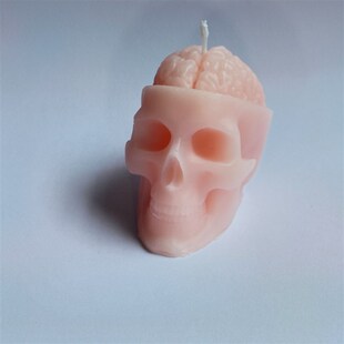 Scented candles Halloween candles Skull candles 骷髅大脑蜡烛